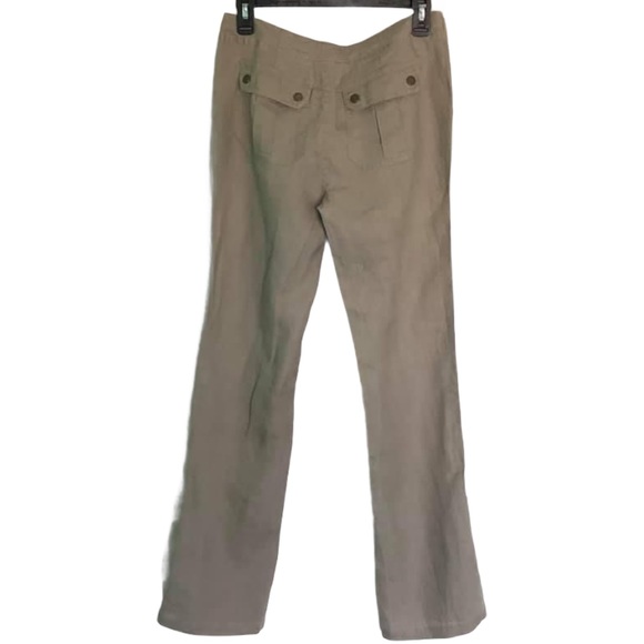 Cynthia Rowley Pants Beige Size 2 - Picture 4 of 5